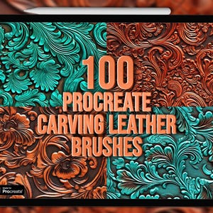Procreate carving leather brushes. Engraving leather Procreate brushes. Leather Procreate texture brushes. Procreate engraving brushes