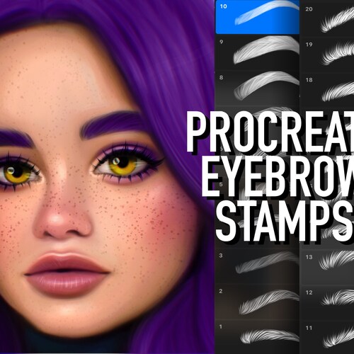 Procreate Lips Stamp Brushes Etsy