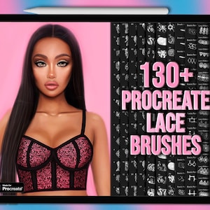 Lace Procreate brushes. Procreate lace brushes. Lace Procreate texture brushes