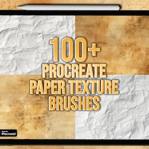 Pennelli di carta Procreate / Pennelli di texture di carta Procreate / Pennelli di texture di carta Procreate / Pennelli di texture di carta Procreate