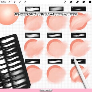 Procreate Blending Brushes – smudge, blender, shading face and hair bundle