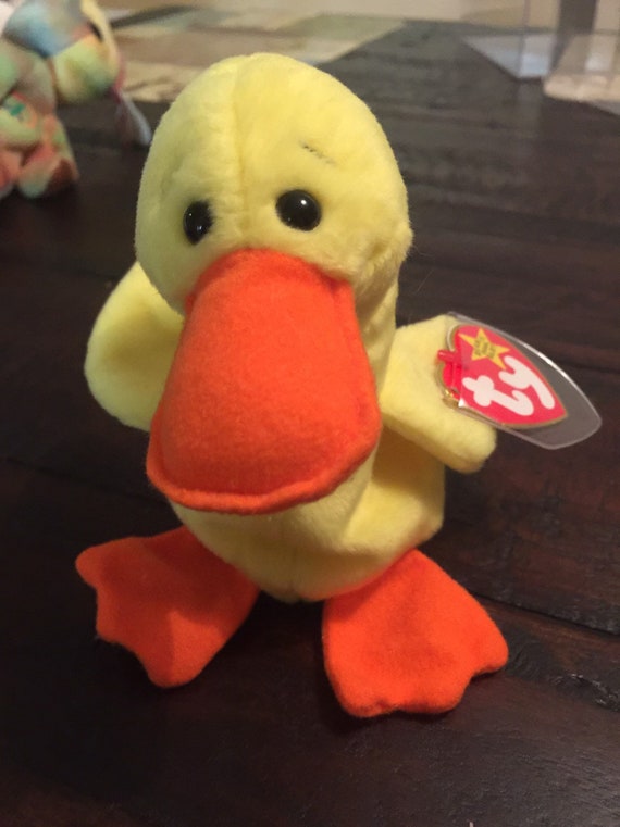 1993 quackers beanie baby