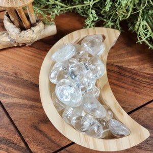 Large Clear Quartz Tumbles - Rainbow Clear Quartz Tumbles - Rainbows in Every Tumble - Ultra Clear Quartz Tumbles - Polished Clear Quartz