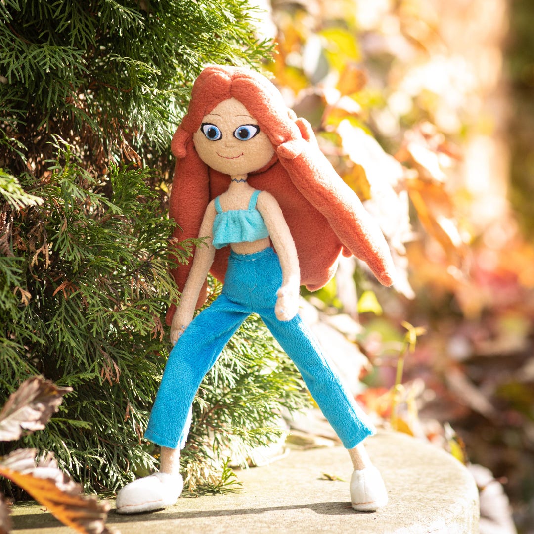 Peluche de Chelsea Van Der Zee, muñeca Nerissa, Ruby Gillman