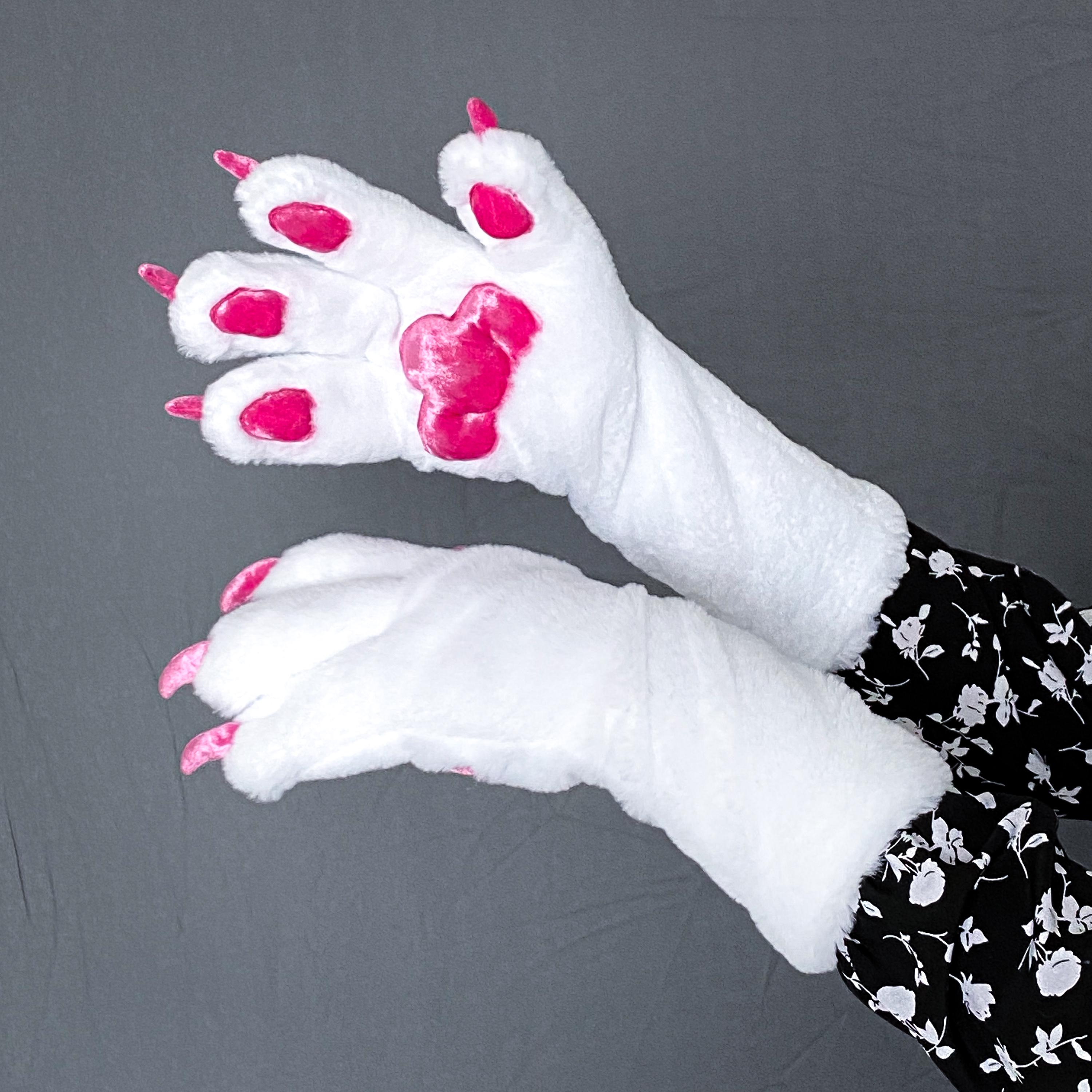 Latex Furry Gloves - Etsy
