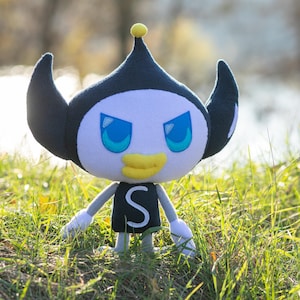 Spacytchi plushie, Spaceytchi plush, 11.2 inches in high, handmade soft plushie, made to order