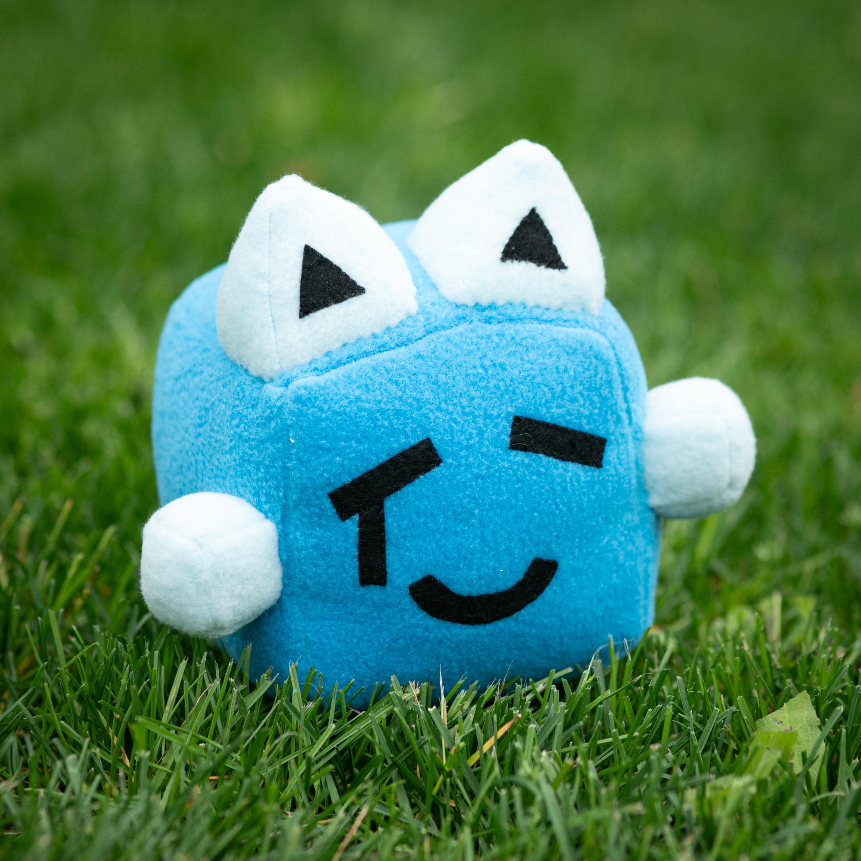 The Big Cube With a Tear Plushie, Just Shapes & Beats