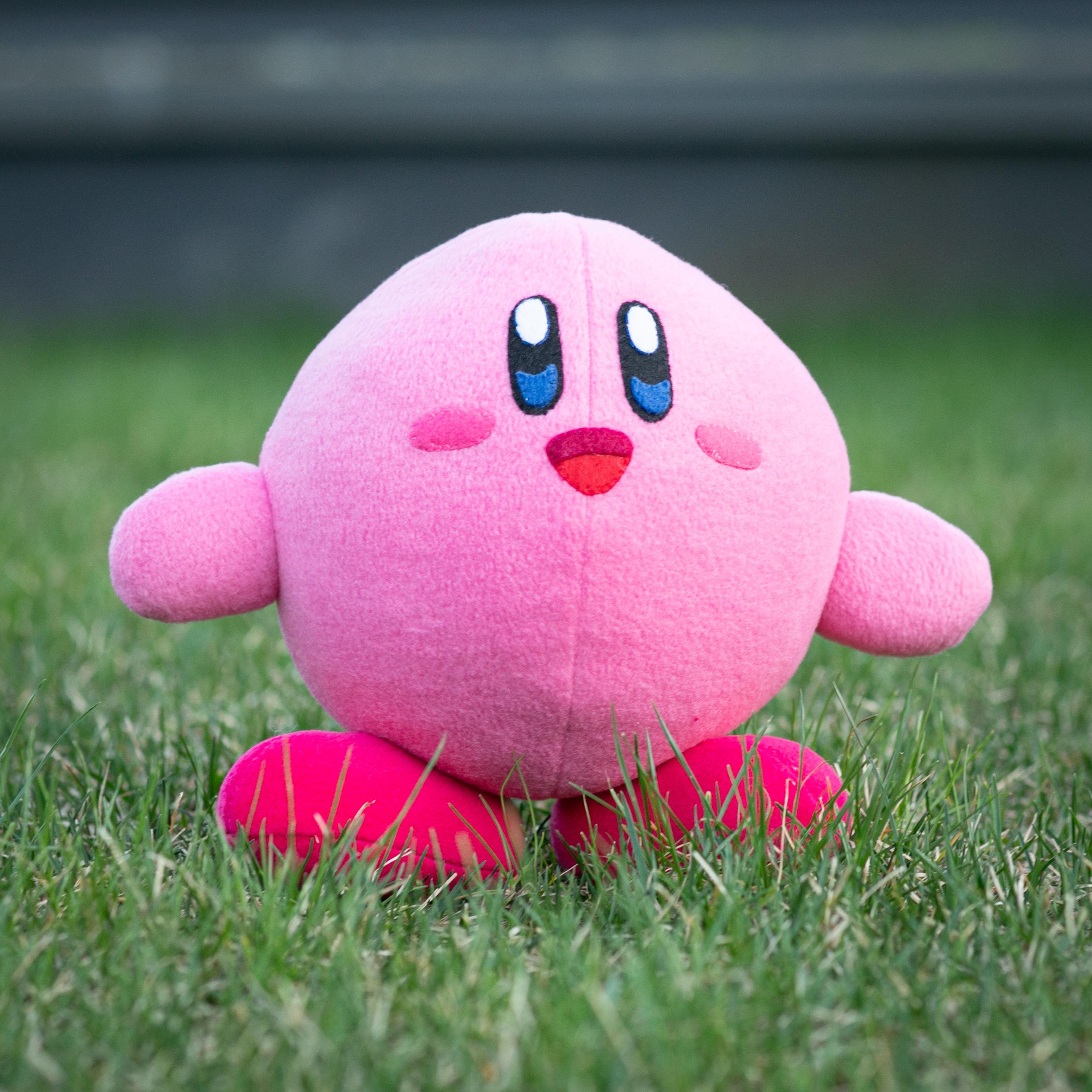 Kirby plush, Kirby handmade stuffed animal, high, made to order