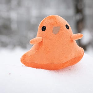Pelúcia do Monstro da Cócegas SCP-999, uma gracinha de pelúcia laranja, brinquedo SCP macio e feito à mão, presente assustadoramente fofo, decoração para nerds e gamers, pelúcia exclusiva feita por fãs.