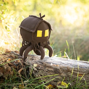 House Head cute plush, monster-house, handmade soft plushie, 10.2 in, made to order