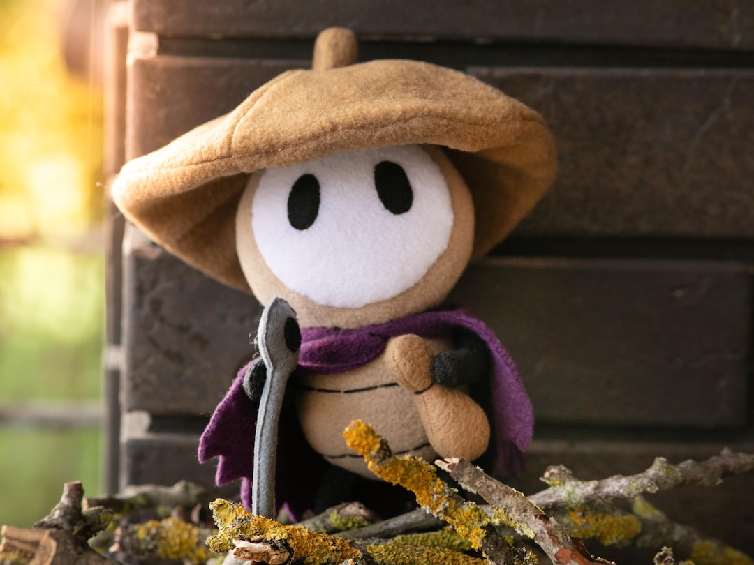 Handmade Sherma Plushie – Hollow Knight: Silksong Inspired Pilgrim