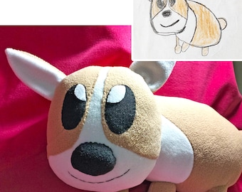 Pelúcia feita a partir de desenho, desenho infantil, pelúcia personalizada, feita sob encomenda. Encomendas.