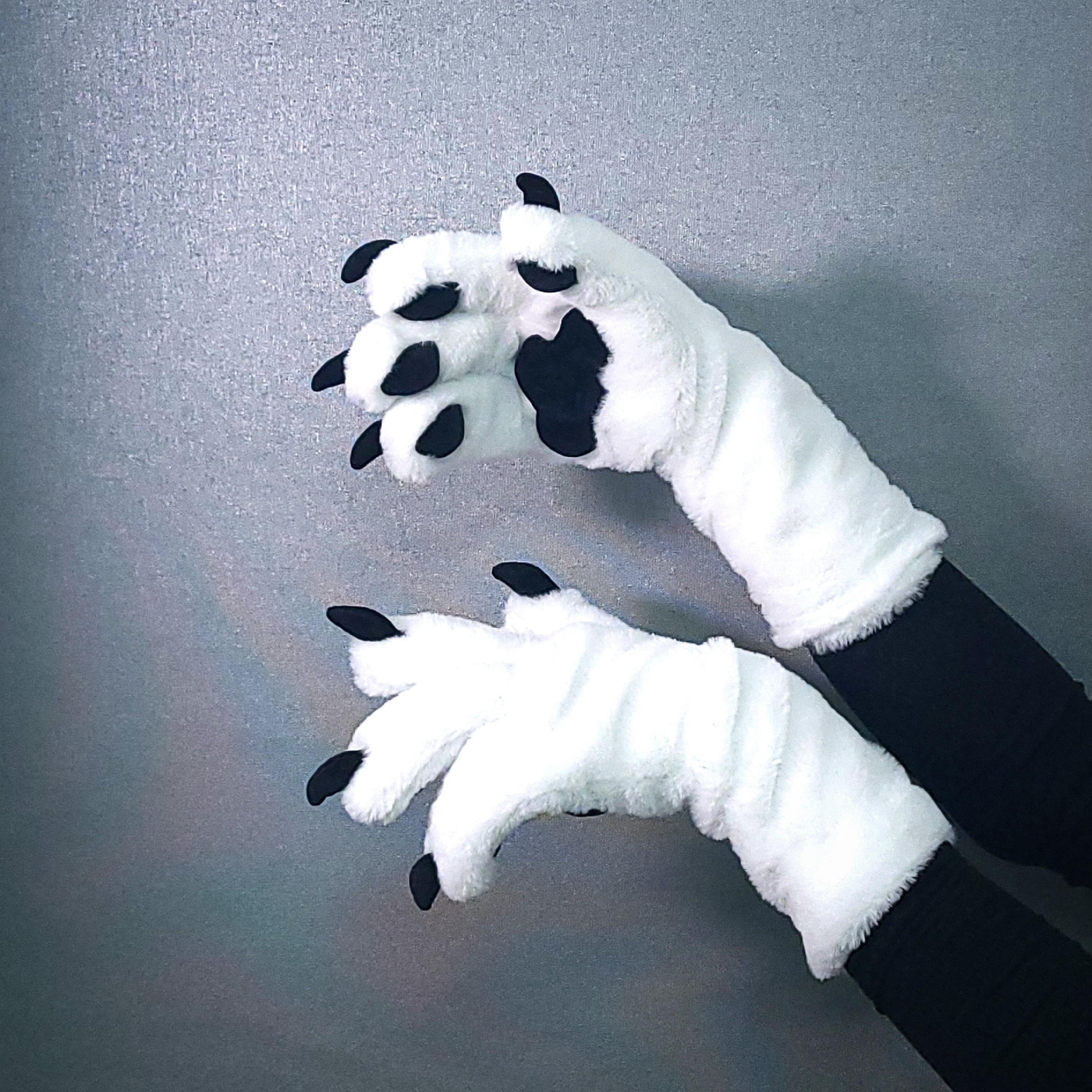 Furry gloves - Etsy 日本