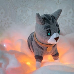 SCP-529 Josie the half-Cat plush handmade doll inspired by Josie Half-Cat, SCP 529, Cat plush, 7.5 in soft decoration