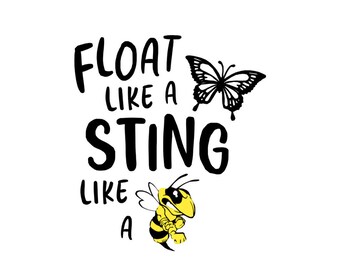 Float Like A Bee Etsy