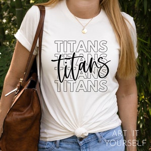 Titans Team Design, Team Apparel, Titans File, Titans Mascot,  Cricut / Sillhouette Files, svg, png