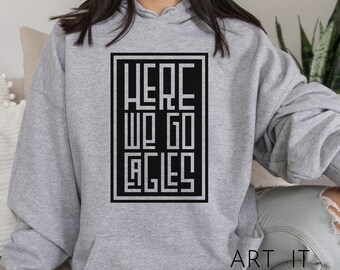 Here We Go EAGLES Team Design, Team Apparel, Eagles Shirt SVG, Eagles Mascot,  Cricut / Sillhouette Files, svg, png