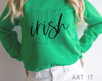 Irish Team Design, Team Apparel, Irish Shirt SVG, Irish Mascot,  Cricut / Sillhouette Files, svg, png