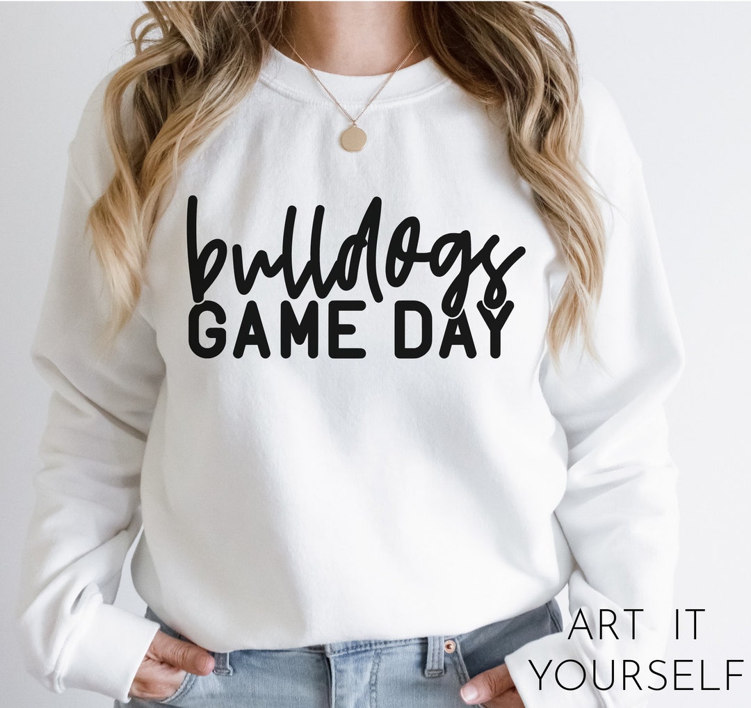 Bulldogs Game Day Team Design, Team Apparel, Bulldogs Shirt SVG ...