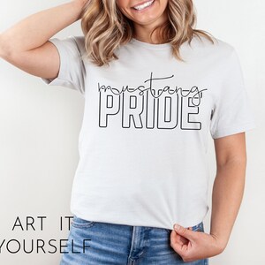 Mustang Pride Team Design, Shirt Mascot (SVG, PNG, PDF)