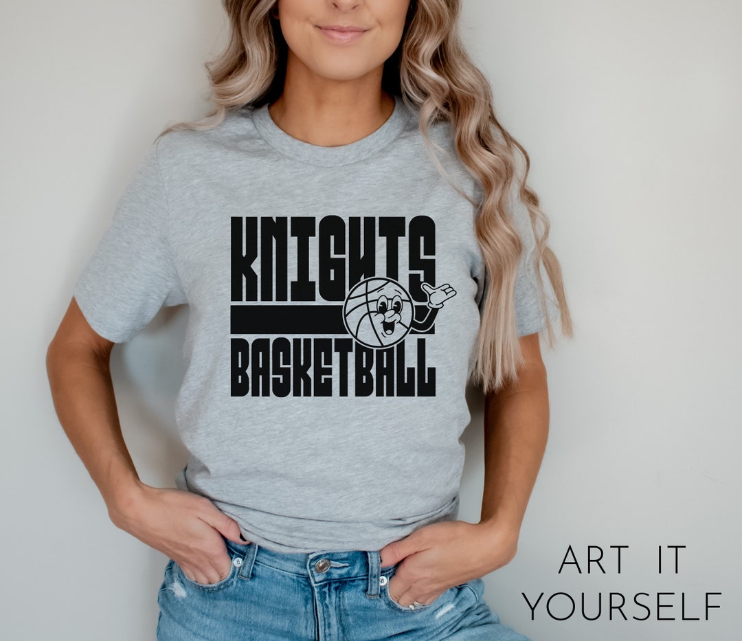 Knights Basketball Retro Team Design, Vintage Team Apparel, Knights ...