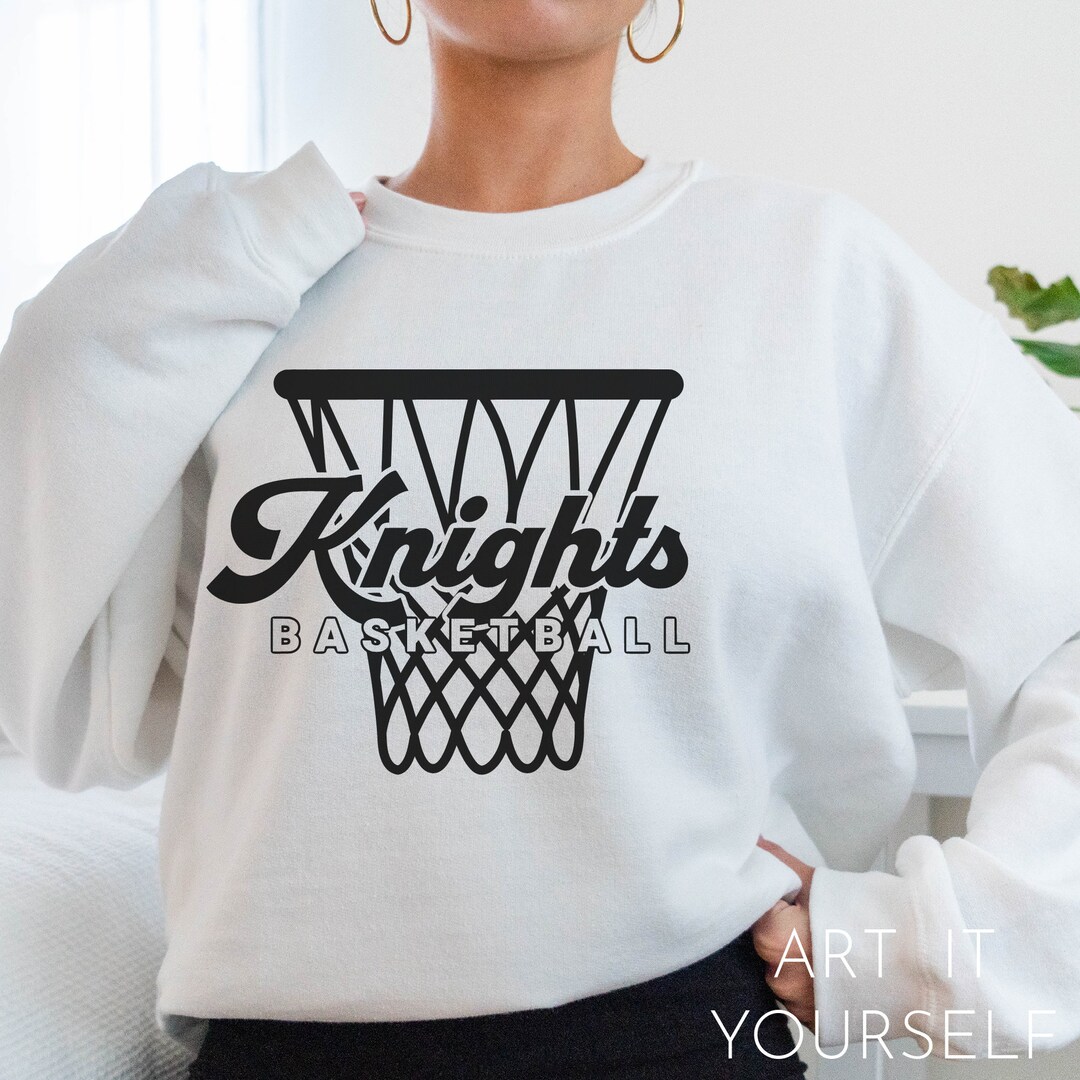 Knights Basketball Retro Team Design, Vintage Team Apparel, Knights ...