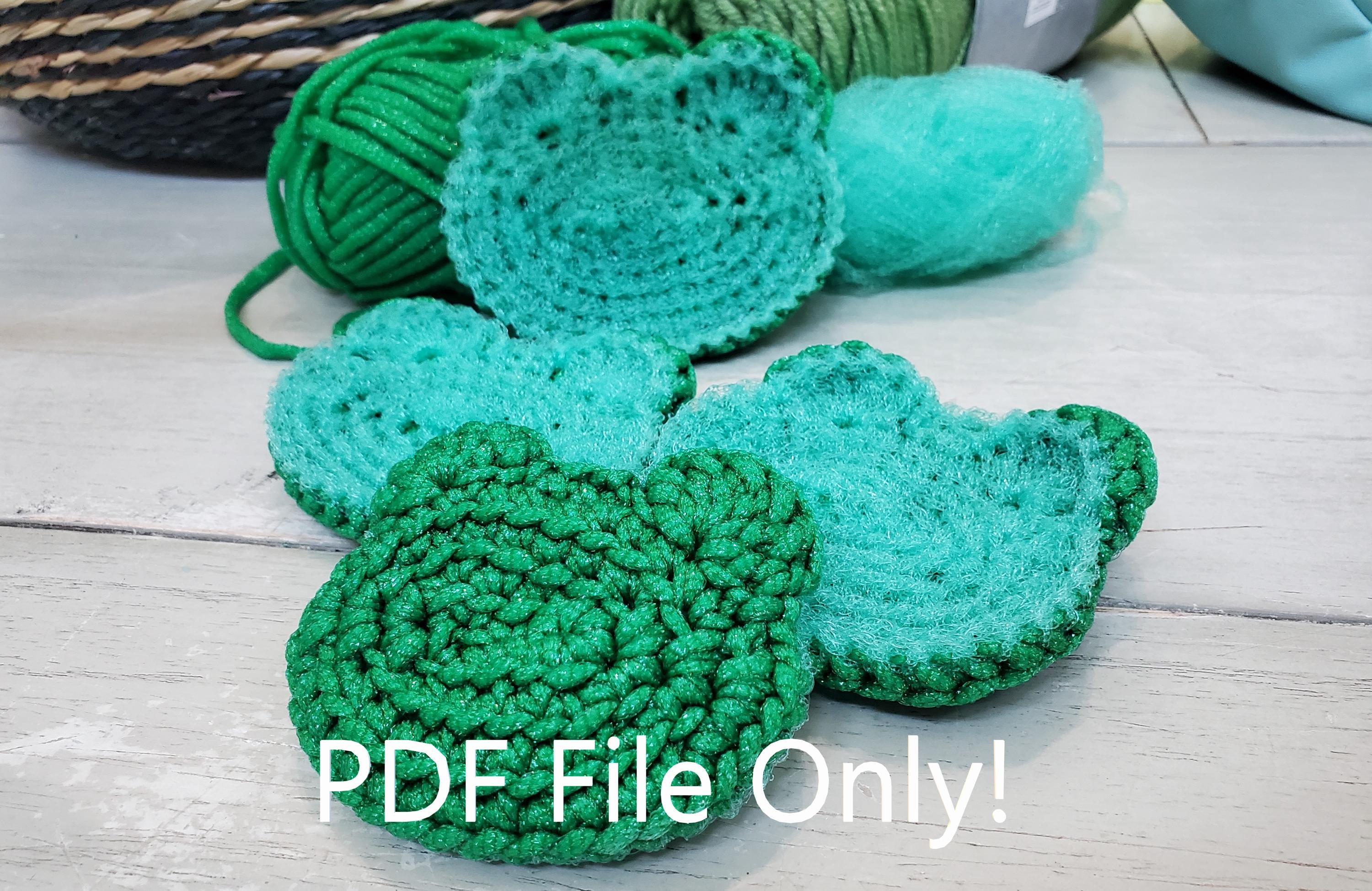 30 Dish Scrubber Crochet Patterns for a Practical, Eco-Friendly Kitchen 3 Frog Dish Scrubber Crochet Pattern