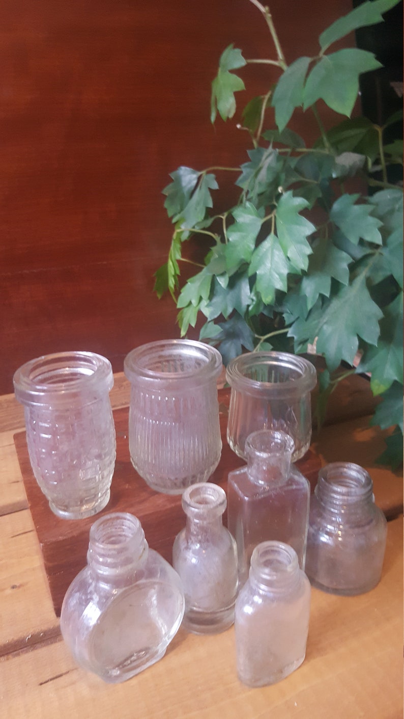 Vintage Bottle/jar Collection. Meat Paste/in Jars and Various Etsy