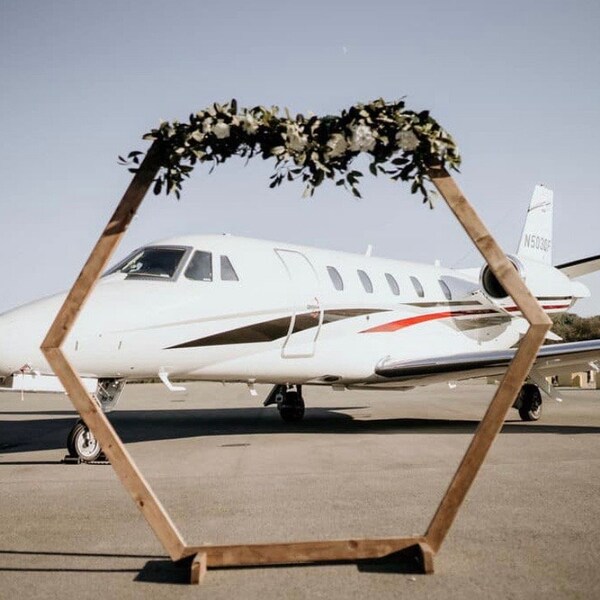 Hexagon Wedding Arch Etsy