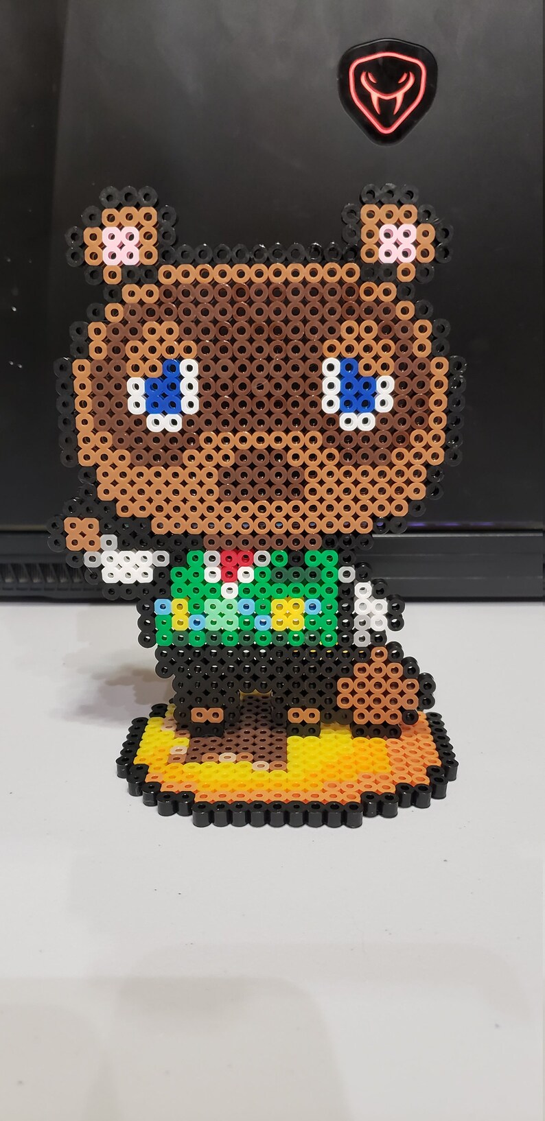 Animal Crossing Pales made from perler beads | Etsy