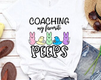 Coaching My Favorite Peeps (Imperfect), Easter Shirt, PE Teacher, Gym Teacher, Coach, P.E., Physical Education, Teacher Shirt for Easter