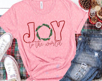 Joy to the World (Imperfect), Cute Christmas Shirt, Holiday Shirt, Christmas Tee, Christmas Gift, I Love Christmas, Festive, Christmas Carol