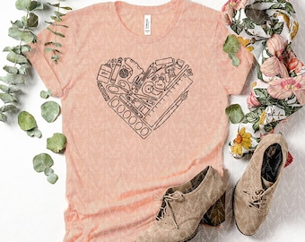 heART Supply Shirt (imperfect), Cute Art Teacher Shirt, Art Supply Shirt, Art Supply Heart, Craft Supply Shirt, Teacher Shirt, Art Shirt