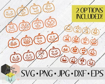 Haunted Pumpkin Patch SVG, SVG Files for Cricut, Silhouette Files, Cut Files, Halloween SVG, Spooky Szn, Jack O Lanterns, Instant Download