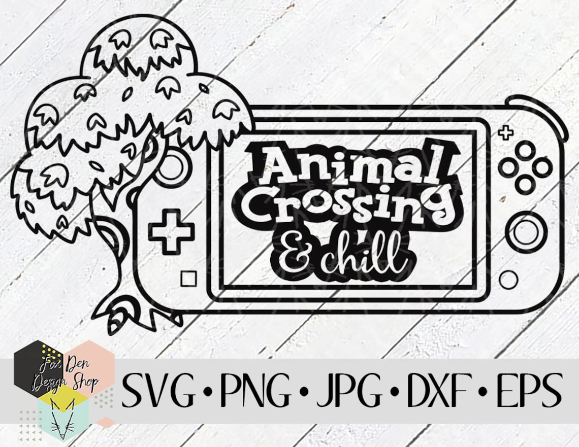 ACNH & Chill SVG SVG Files for Cricut Silhouette Files Cut | Etsy