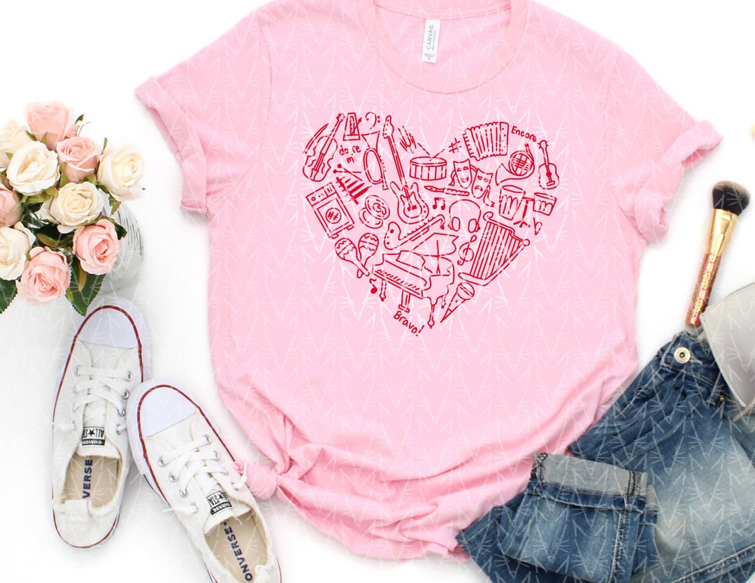 Song in Your Heart Shirt valentine's Colors Music - Etsy