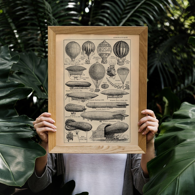 Luftfahrzeuge Aviation Aircraft /_ Fine Art Print/_Gicl\u00e9e-Druck/_Kunstdruck/_A4A3/_Vintage