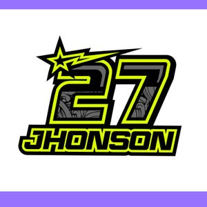 Racing Team Alphabet SVG Bundle | Bold Motorsport Font, Numbers ...