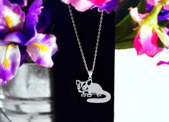 Sugar Glider Necklace Sugar Glider Pendant Sugar Glider Charm