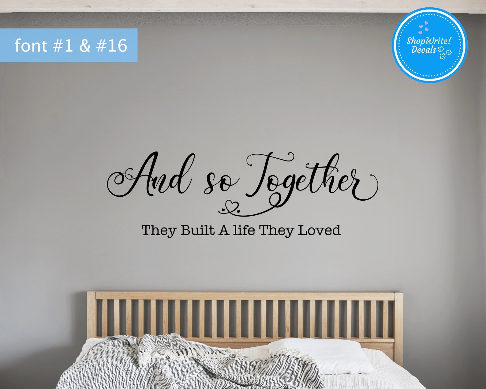 Custom Wall Decal Removable Vinyl Decal Personalized Wall Etsy