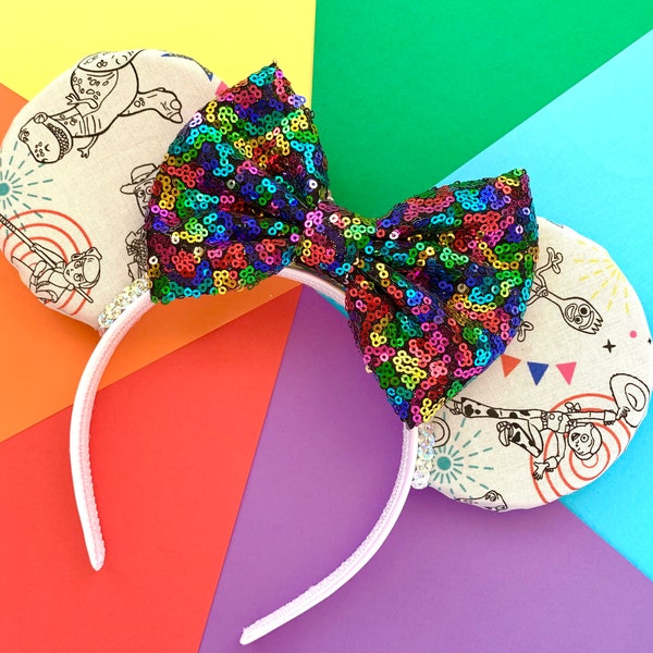 Toy Story 4 Inspired Minnie Mouse Ears - Custom Bow