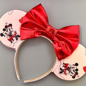 Oreilles de souris pour la Saint-Valentin - Noeud personnalisé