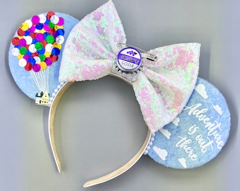 Up Balloons & House Ears - Adventure Is Out There - Pixar Inspired Mouse Ears
