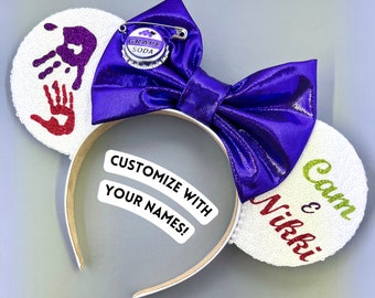 Carl & Ellie Mailbox - Up Inspired Mouse Ears