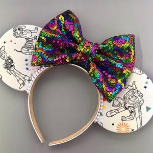 Toy Story 4 Inspired Minnie Mouse Ears - Custom Bow