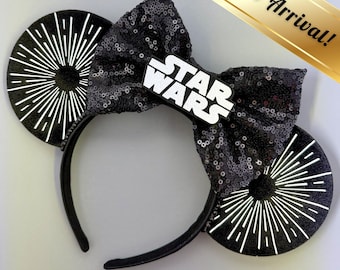 Disney Star Wars Imperial Death Star Minnie Ears Headband Death Star Minnie Ear Headband - Fantha Tracks | Daily Star  main image 4