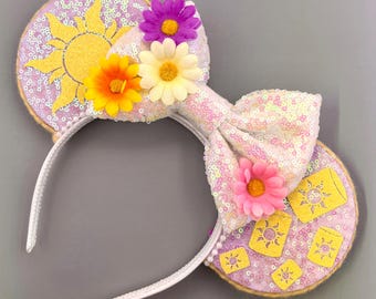Rapunzel/Tangled Inspired Mouse Ears