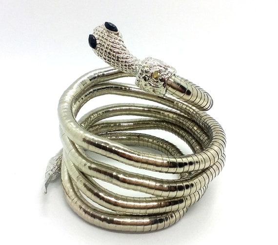 Silver Snake Bracelets, Snake Bracelet Women