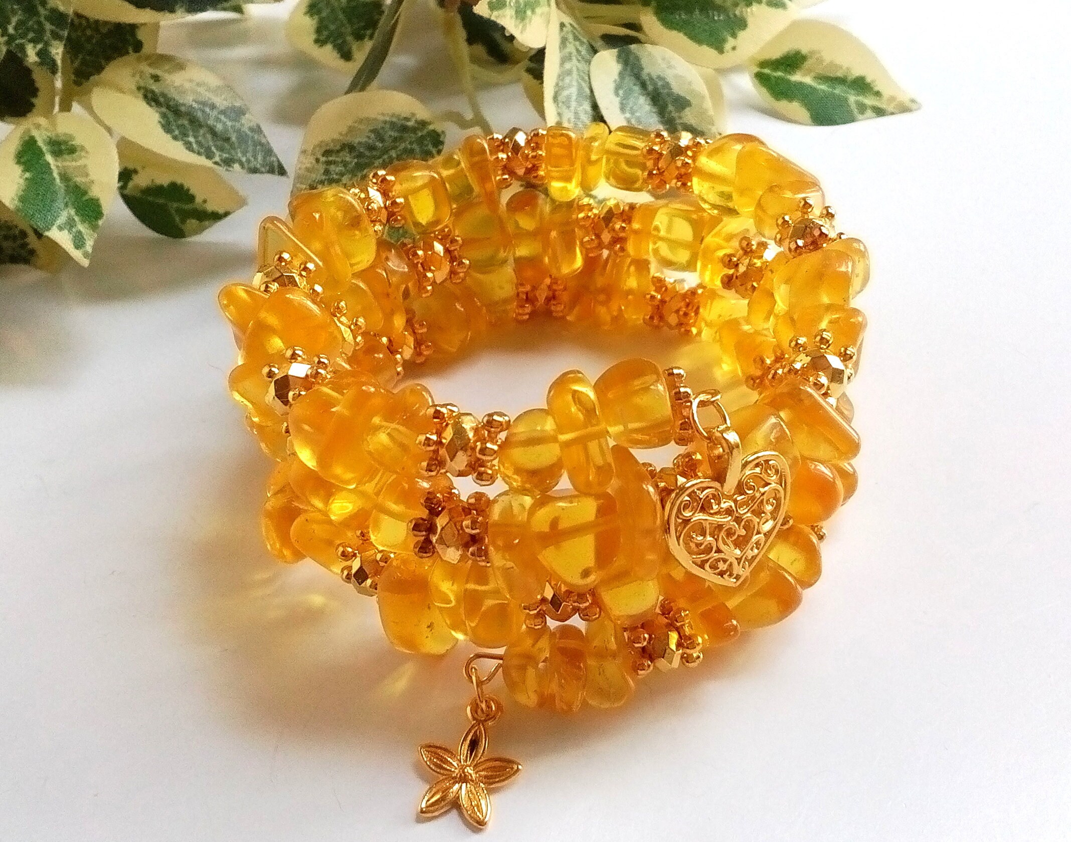 Citrine bracelet which hand Clearance