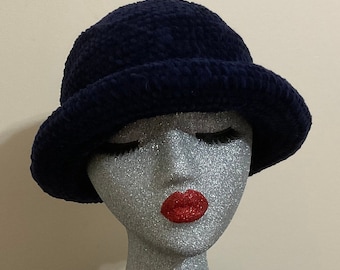 Vintage Y2K 90s Chenille Knit Fuzzy Soft Chocolate Bucket Hat Millenium … Vintage bucket hat, chenille - Gem main image 2